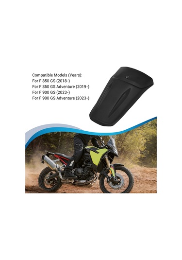 Nayomiglow Motosiklet Ön Çamurluk Genişletilmiş Çamurluk Sıçrama Koruması Bmw F900gs Adventure F 850 Gs 2018- F850gs Adv 2019- Siyah