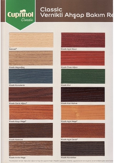 Marshall Cuprinol Vernik Renkli Ahşap Koruyucu 0,75 Lt Klasik Kestane