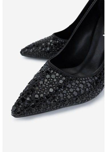 Valmenti Kadın Vegan Siyah Topuklu Ayakkabı 891 608 Bn Ayk Y25 Sıyah Siyah