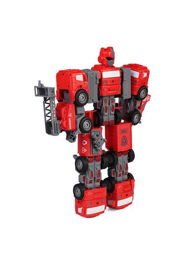 Can Oyuncak Ufo Transformers - Kırmızı Standart