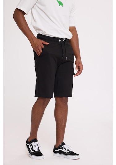 The Crow Cash Cargo Sweatshort Siyah Polyester Pamuk Şort Siyah