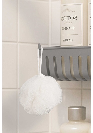 Primanova Deby 2'li Yapışkanlı Banyo Rafı Gri Gri