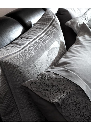 Madame Coco Roussillon Çeyiz Seti 8 Parça Gri