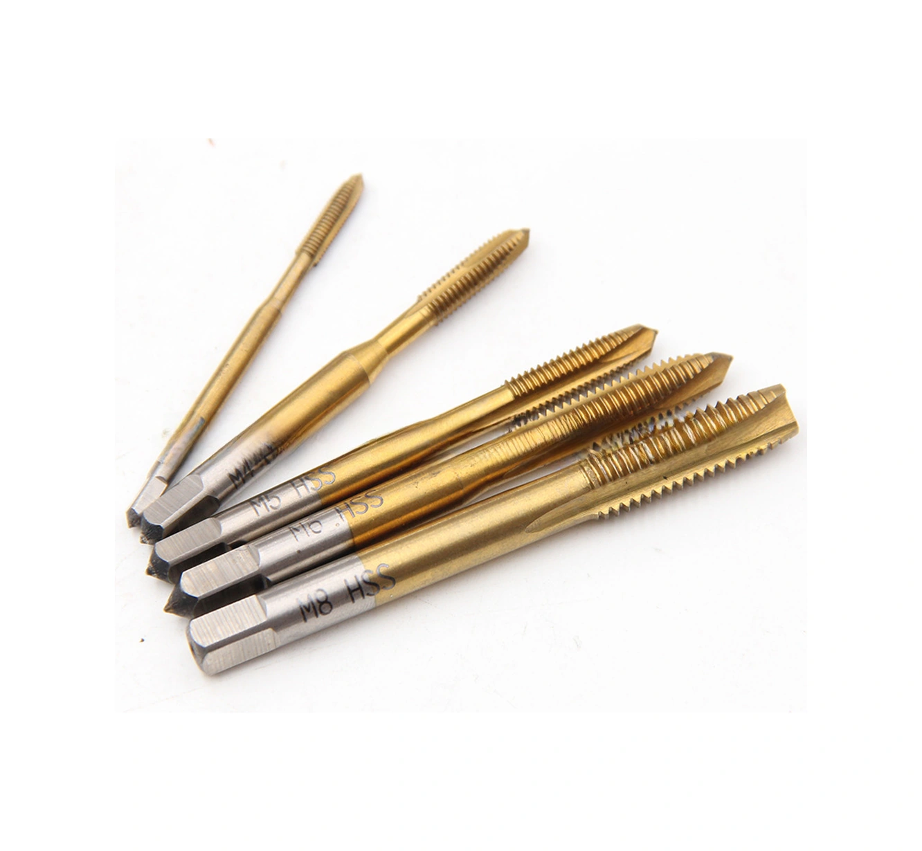 Mufunye M3-m12 Boyutları Hss Matkap Ucu Somun Delici Seti - 7 Parça Delik İçi Vida Kesici, Hızlı Ve Hassas Tapping İşlemleri