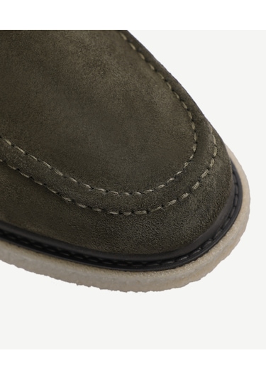 Yargıcı Retro Görünümlü Lastikli Bot Haki