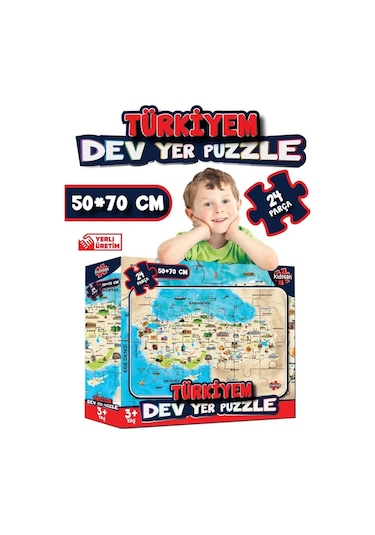Kidsan Türkiyem Dev Yer Puzzle