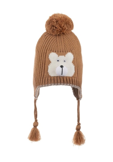 Benitto Kids Kitti 4-8 Yaş Erkek Çocuk Bere Kahve