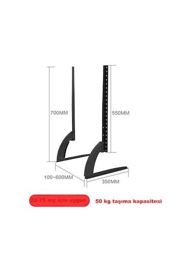 Dailytech 32 75" Lcd Led Sabit Ekran Evrensel Masaüstü Tv Standı