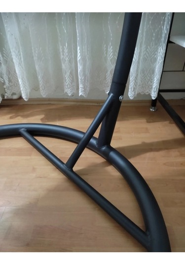 Damla Salıncak - Armut Salıncak Siyah Antrasit Minder