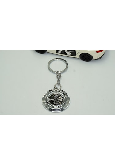 Dk Mustang Shelby Gt500 Snake Logo Krom Metal Anahtarlık