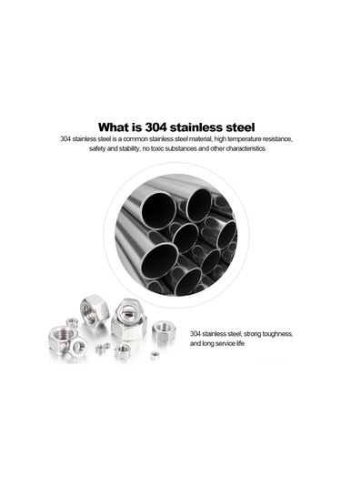 Shineyee M12 304 Paslanmaz Çelik A2 Dın934 Beyaz Çinko Kaplı 5 Adet Kaliteli Yuvarlak Yüzeyli Somun Anahtarı