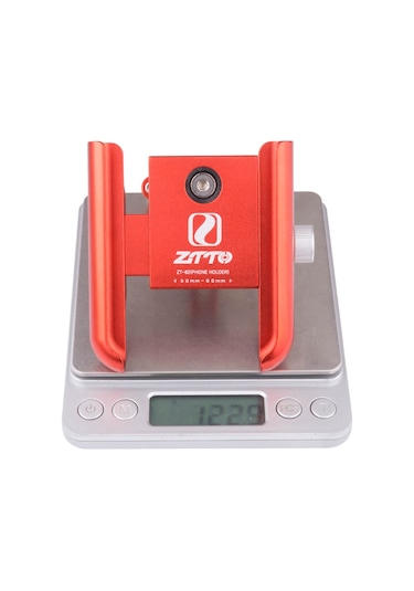 Neevoyu Bisiklet Ve Motosiklet İçin 360 Derece Dönebilen Kaymaz Telefon Tutucu - Alüminyum Siyah