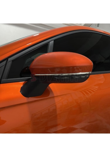 S-Dizayn Renault Clio 5 Krom Ayna Alt Çıtası 2 Prç. 2019 Ve Üzeri
