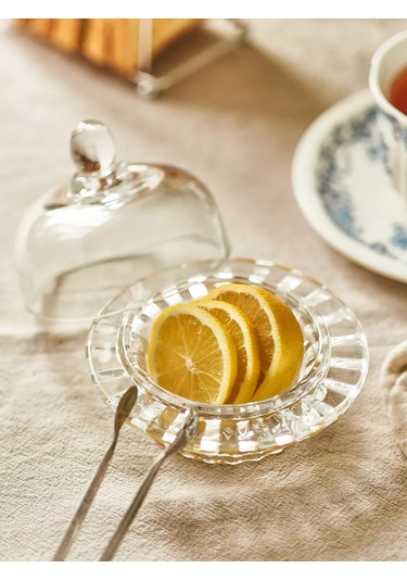 Roomi Kapaklı Cam İkra Küresi 130 Ml, Limonluk, Reçellik. 240527097 Beyaz