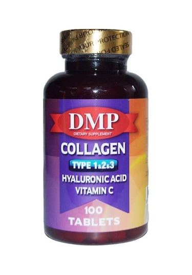 Dmp Collagen Type 1.2.3 Hyaluronic Acid Vitamin C 100 Tablets