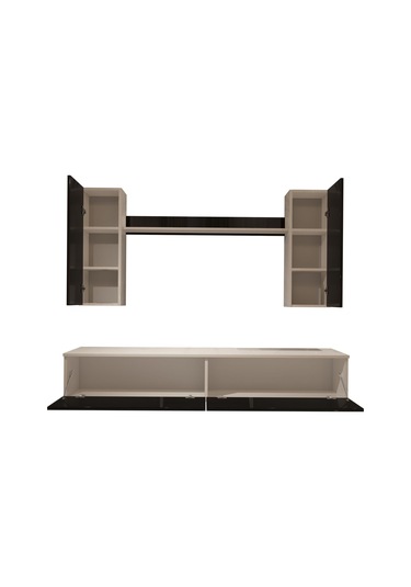 Decoraktiv Eko 7 Mdf Std Tv Ünitesi Tv Sehpası Beyaz - Siyah