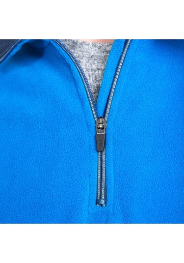 Trespass Maflmfn10001 Blackford Male Microfleece At100 Bright Blue Erkek Polar 001