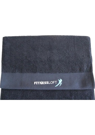 50X130 Fıtnessloft Nakışlı Cepli Spor Havlusu Tenis Golf Havlusu