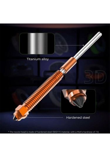 K2 Plus 3d Yazıcı Aksesuarları İçin K2 Plus Nozul Değiştirme Kiti 0.2mm