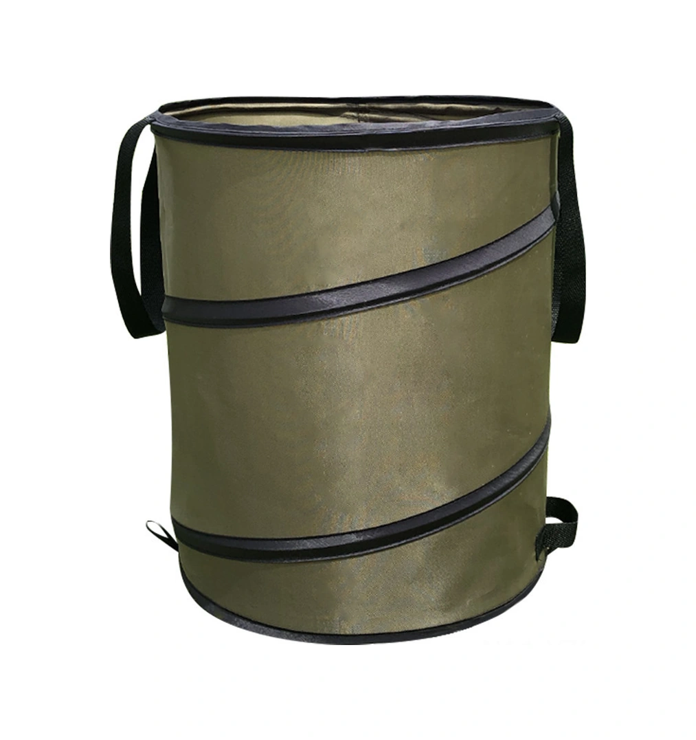 Yuntech01 Orta Boy Çapraz Sınır Folding Oksford Kumaş Bahçe Çöp Kutusu - Dış Mekan, Toprak, Yaprak Toplama - Dayanıklı, Kolay Montajlı, Toptan Satış