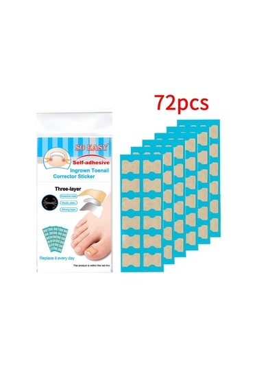 Suntek 1 Set Batık Ayak Tırnağı Düzeltici 72-yaprak