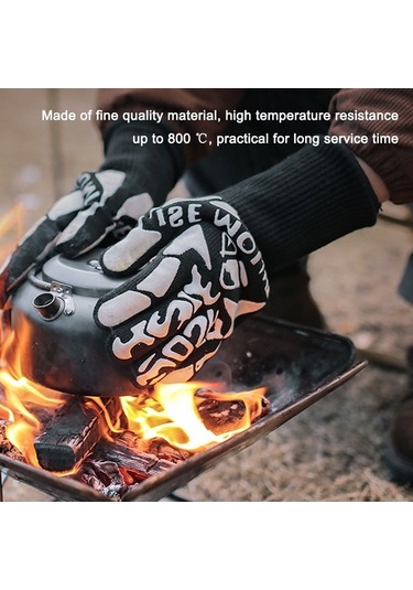 Pazly Dış Mekan Eldiven, Siyah-beyaz Pamuklu, 32,5 Cm Uzunluk, El Koruma Eldiveni