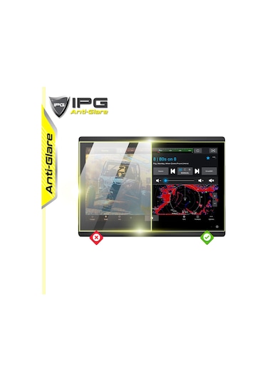 Garmin Gpsmap 1623 Combo Gps/chartplotter 16" İçin Anti-glare Mat Ekran Koruyucu