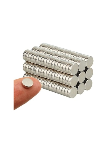 10'Lu Yuvarlak Neodyum Mıknatıs 5x2 Mm