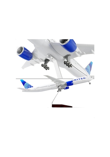 1/157 Ölçekli Boeing 777 United Airlines 47 Cm Model Uçak