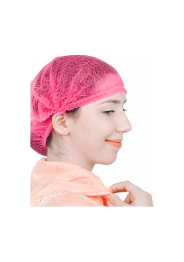 Trendooze Tek Şapkalar Salon Restoran Mutfak Laboratuvarları Kullanımlık Kırmızı Endüstriyel Rw