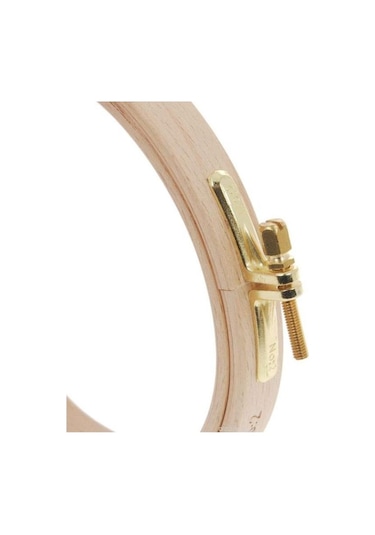 Nurge 8mm Vidalı Ağaç Kasnak - No:6 Nakış Kasnağı - 250mm - 8mm