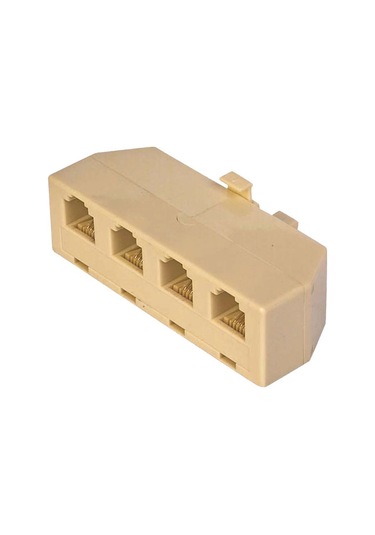 Telefon Dağıtıcı 1 Erkek / 4 Dişi Elektromer 1897