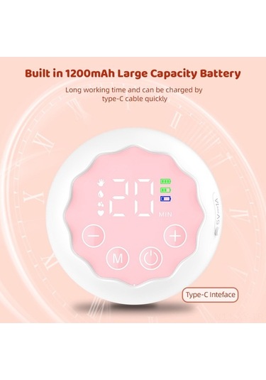 Flybuy Taşınabilir Shineyee Seviyeli, Sessiz, Pompalı, Kapasiteli, Elektrikli Göğüs Pompası 4 180ml 12 - Uo