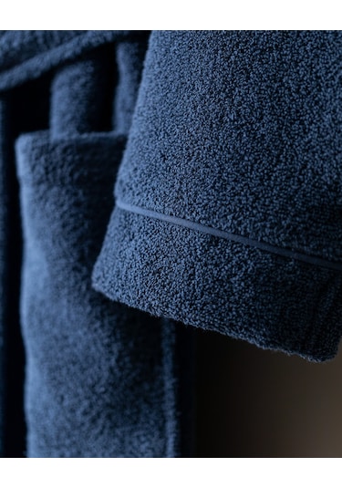 Avril Şalyaka Unisex Bornoz Set 8684427025680 Lacivert