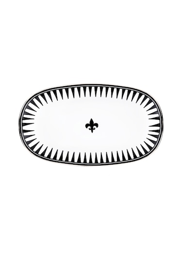 Zm Decor Siyah Aşk Kayık Kase 30 Cm