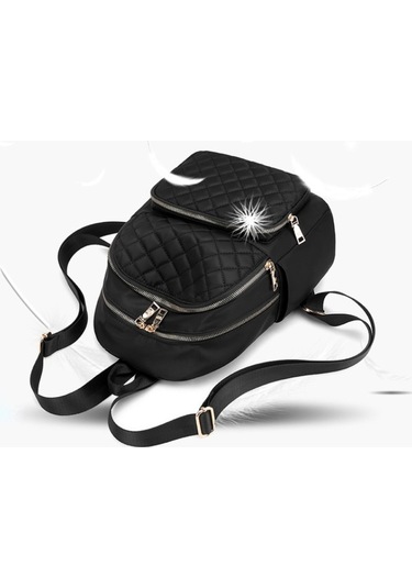 Nakış İpliği Eşkenar Dörtgen Tüm Maç Sırt Çantası Okul Gezisi Siyah