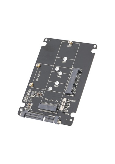 Geeroyoo M.2 Ngff/msata Ssd'yi Sata'ya Dönüştürücü Kart - 6gbps Hız, Sabit Montaj, Çoklu Sisteme Desteği, Veri Güvenliği