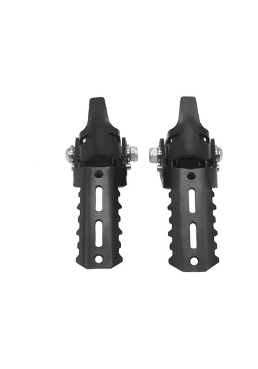 Aubyhe Motorcycle Front Foot Pegs Stainless Steel Foldable For Bmw R1250gs R1200gs Adv F800gs F750gs F850gs S1000xr C400x 2013-2022 Black