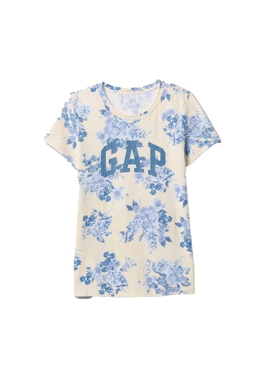 Gap V-ss Logo Classic Tee T-shirt - 729555-10197 Mavi