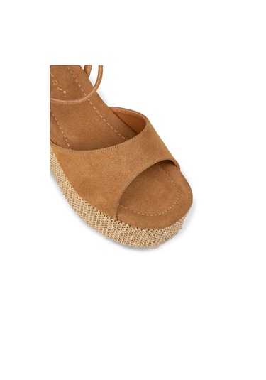 Deery Kadın Taba Renkli Platform Sandalet - Rd814ztbac01 Taba