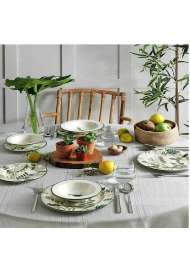 Pierrecardin Sage 24 Parça Yemek Takımı Desenli
