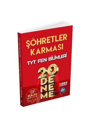 TYT Şöhretler Karması Fen Bilimleri 20 Deneme- KR Akademi