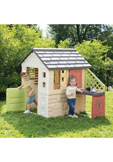 Smoby Life Doğa Oyun Evi Ve Mutfağı 810739 Renkli
