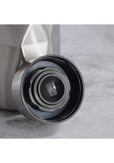 Paslanmaz Çelik Gri 1000 ml Spor Matara Suluk cin338