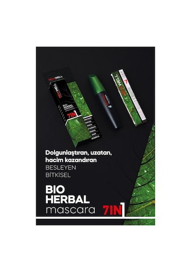 New Well Bio-Herbal 7In1 Bitkisel Mascara Siyah