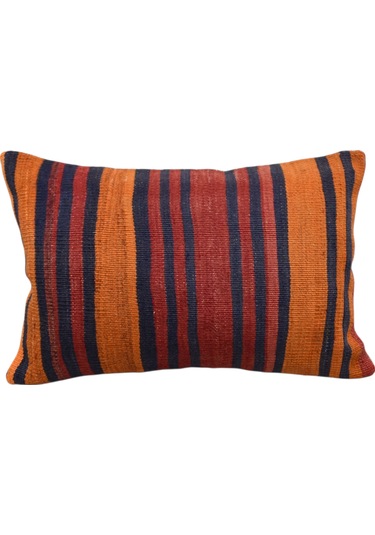 Zehra Abla Halı Yeni El Dokuma Dekoratif Kilim Kırlent Yastık Kılıfı 6237