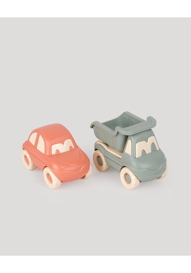 Lc Sevimli Minik Taşıtlar Kamyon Ve Araba-somon-petrol Yeşili