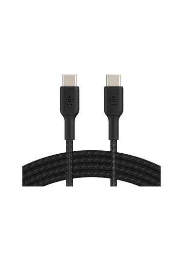 Belkin Boostcharge CAB004BT1MBK 50 W Örgülü Usb-c - Usb-c Kablosu 1 M Siyah