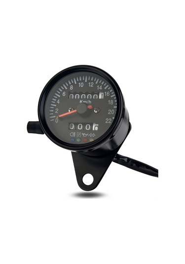 Cafe Racer Retro Özel Motosiklet Mekanik Kilometre K20477