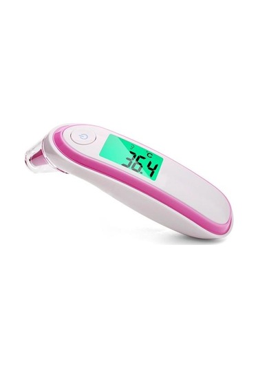 Pembe Flaş İndirim-Yongrow Temassız Kızılötesi Termometre Alın Ve Kulak Bebek Yetişkin Ev Kullanımı İçin Ateş Alarmı Ve Otomatik Kapanma İle Çift Mod